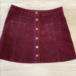 Brandy Melville corduroy skirt